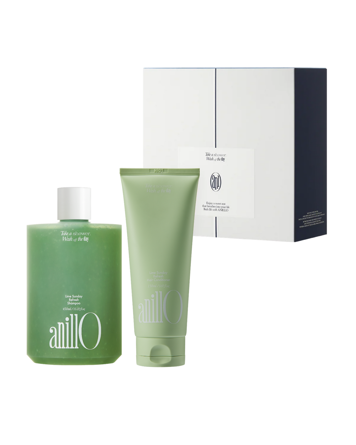 AnillO Lime Sunday Everyday Refresh Duo - šampūnas ir kondicionierius