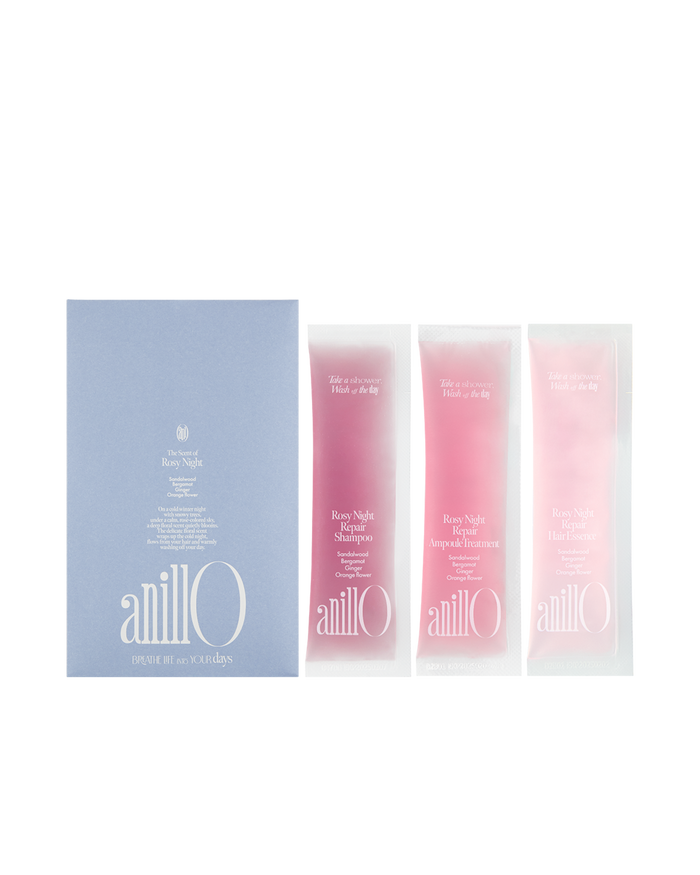 AnillO Rosy Night Repair Kit (mėginukų rinkinys) 3 x 5g