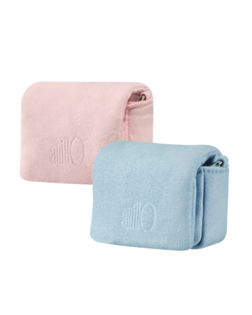 AnillO Pink Suede Chain Bag - kosmetinė su grandinėle