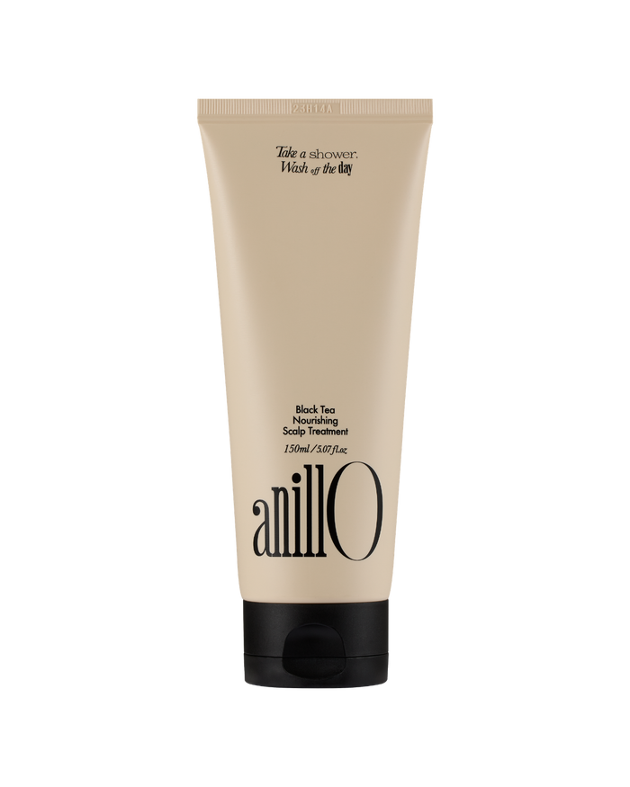 AnillO Black Tea maitinamoji stiprinamoji plaukų ir galvos odos kaukė, 150ml