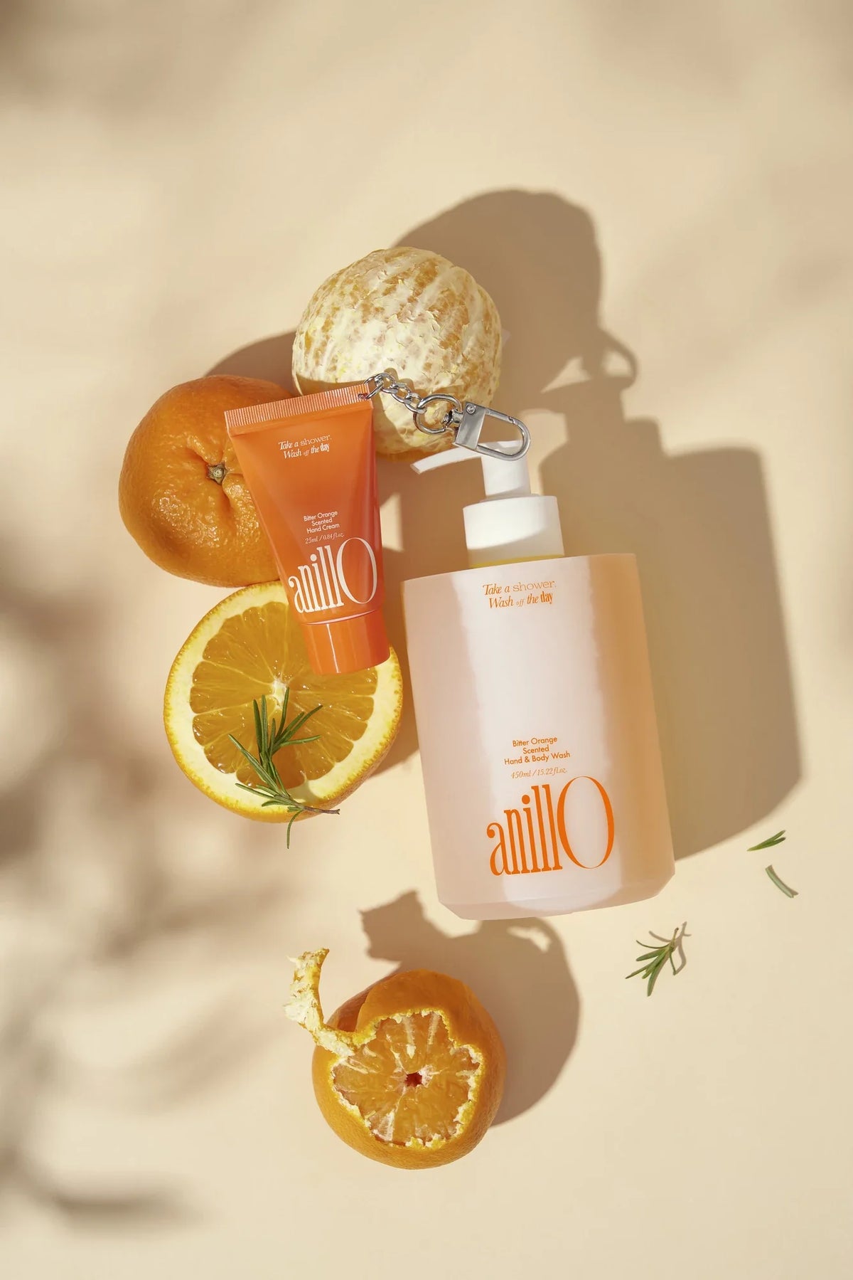 AnillO Bitter Orange Scented Hand Cream (Keychain) – rankų kremas, 25ml