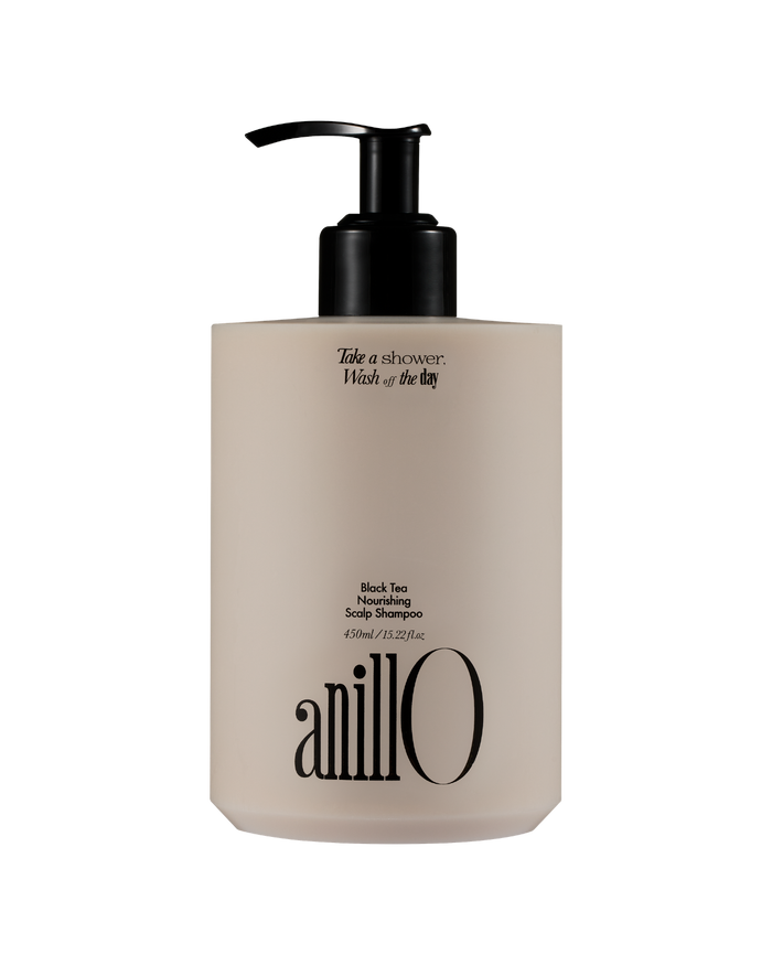 AnillO Black Tea Nourishing Scalp Shampoo – maitinantis šampūnas, 450ml