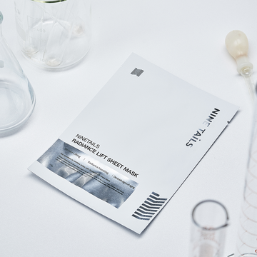 NINE TAILS Radiance Lift Sheet Mask intensyviai drėkinanti ir odos komfortą palaikanti lakštinė veido kaukė, 23 g (1 vnt.)