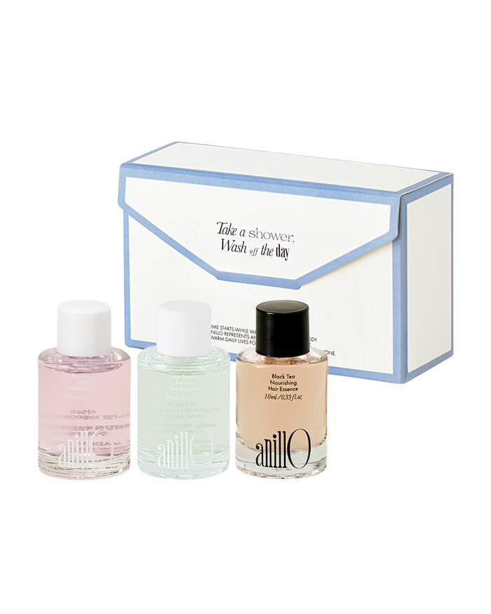 AnillO Hair Essence Trio Set (10ml x 3) – mini plaukų esencijų rinkinys