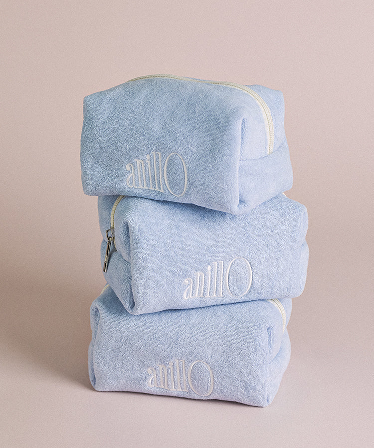 AnillO Blue Terry Pouch – kosmetinė