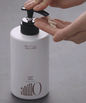 AnillO Dark Beer Biome stiprinanti plaukų kaukė-kondicionierius, 500ml