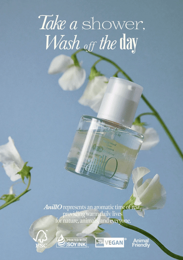 AnillO Neroli Wood Glow Hair Essence – atkuriamoji plaukų esencija, 50ml