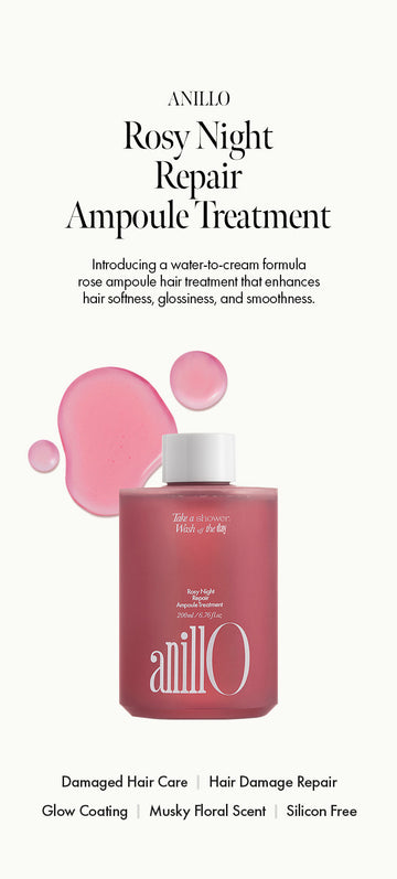 AnillO Rosy Night Repair atkuriamoji plaukų ampulė / kaukė, 200ml
