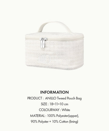 AnillO Tweed Pouch Bag – kosmetinė