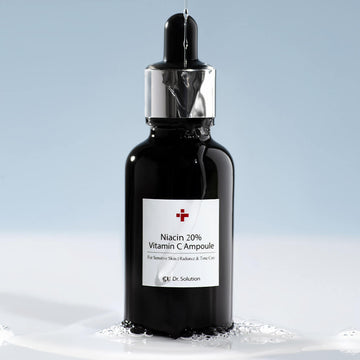 CUSKIN serumas su 20% niacinamido, vitaminu C ir hialurono rūgštimi, 30g