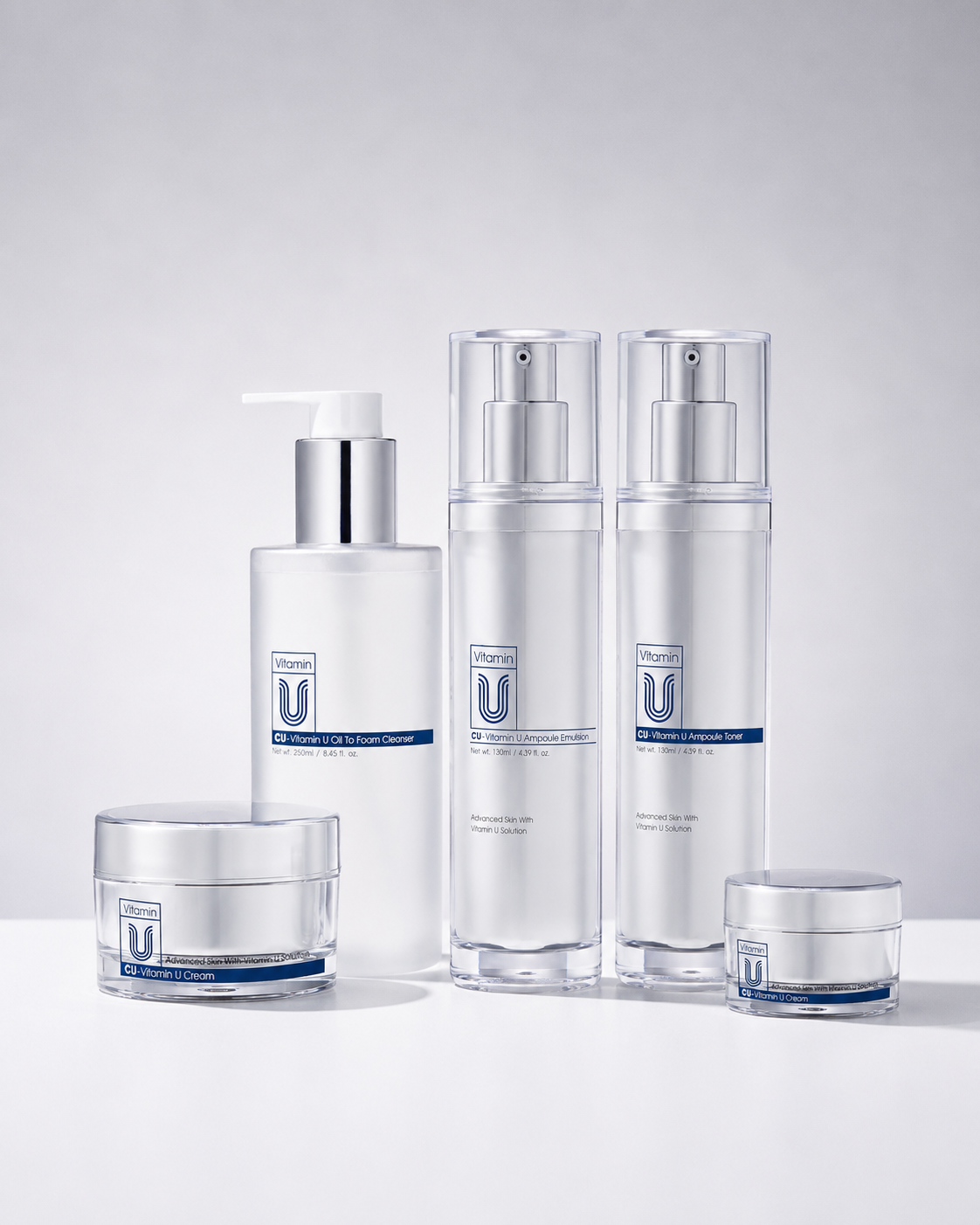 CUSKIN skaistinantis ir drėkinantis rinkinys su vitaminu U