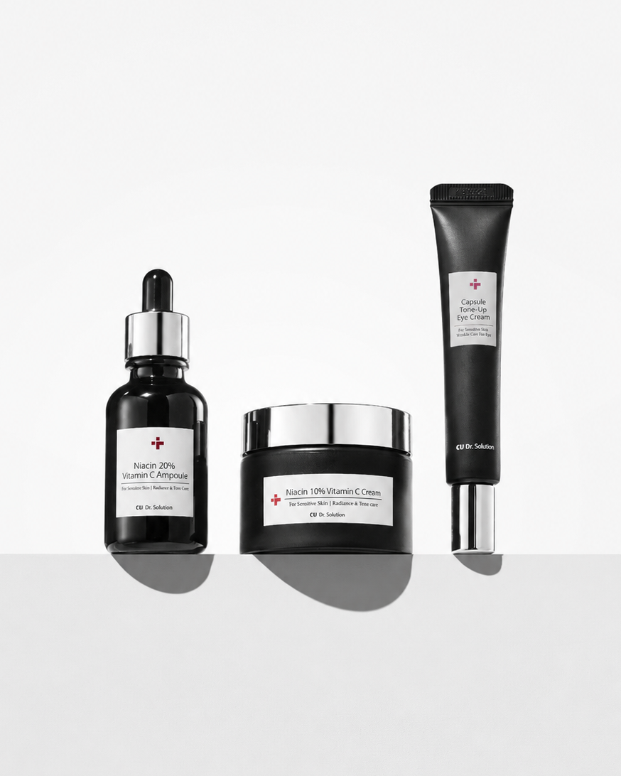 CUSKIN Bright Renewal Set | Švytinčios ir atgaivintos odos rinkinys