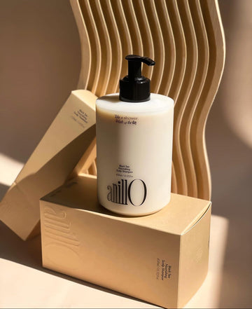AnillO Black Tea Nourishing rinkinys - šampūnas ir atkuriamoji kaukė