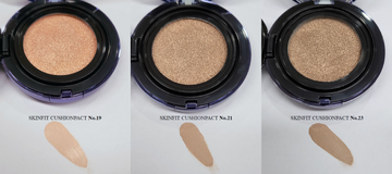CUSKIN inovatyvus cushion makiažo pagrindas su keičiamu užpildu SPF50+ PA+++, 15g + 15g