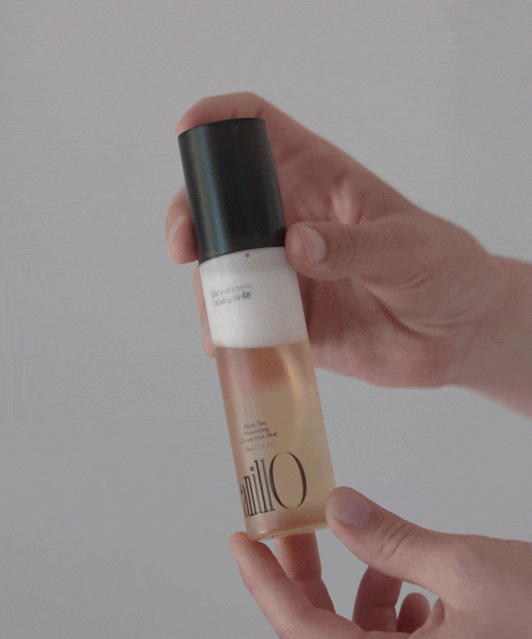 AnillO Black Tea Nourishing Cream Hair Mist – maitinantis kreminis plaukų purškiklis, 70ml