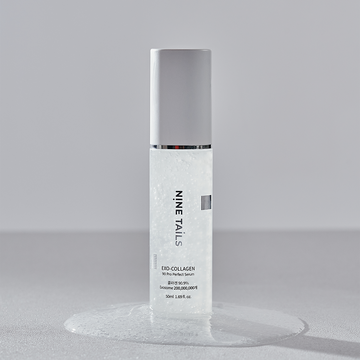 NINE TAILS EXO-COLLAGEN 90 Pro Perfect Serum – veido serumas su EXO kolagenu ir peptidais, 50 ml