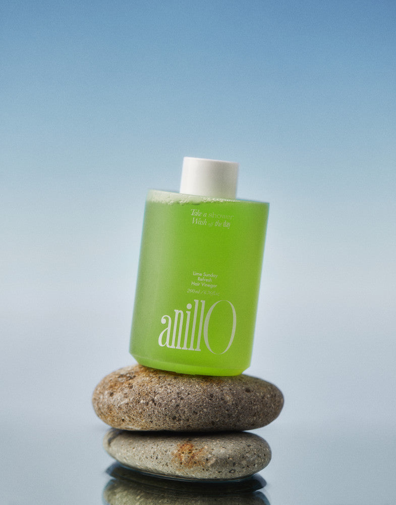AnillO Lime Sunday Refresh Hair Vinegar – gaivinantis plaukų actas (skalavimo priemonė), 200ml