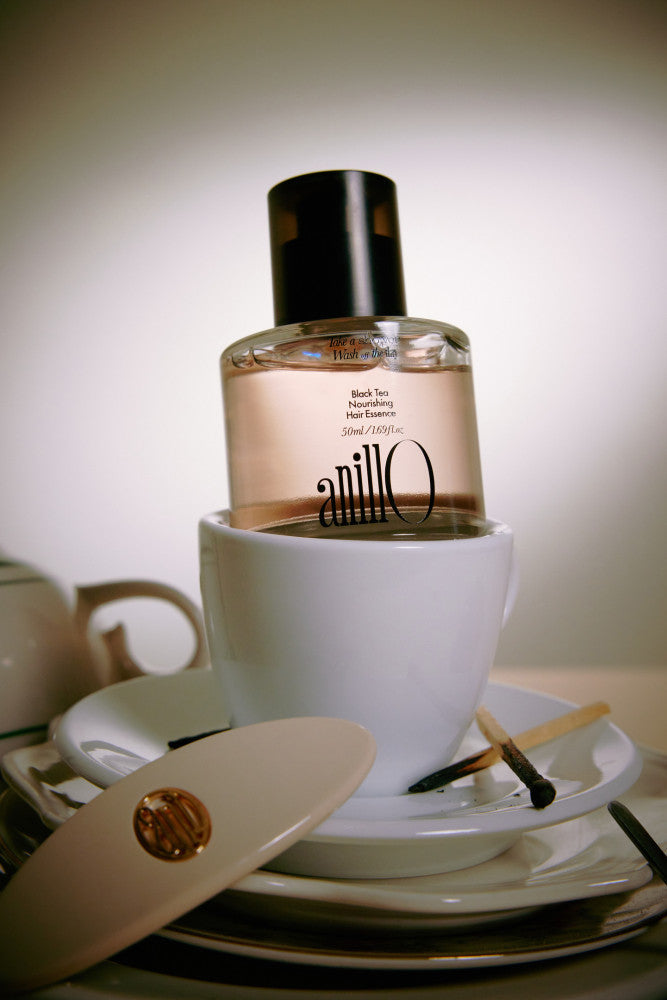 AnillO Black Tea Nourishing Hair Essence – maitinamoji plaukų esencija, 50ml