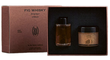 AnillO Fig Whisky Discovery Body Set – kūno priežiūros rinkinys, 45g+22ml