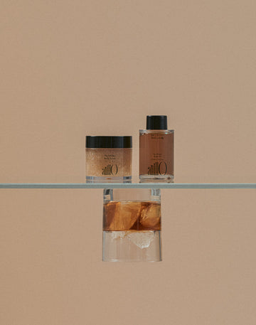 AnillO Fig Whisky Discovery Body Set – kūno priežiūros rinkinys, 45g+22ml