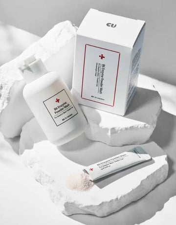 CUSKIN fermentinis pudros prausiklis su PHA ir augalinio fermento granulių pudra, 55g